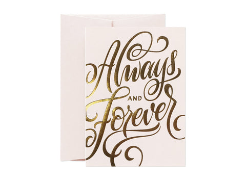 Card Nest Always and Forever Greeting Card - ash-dove