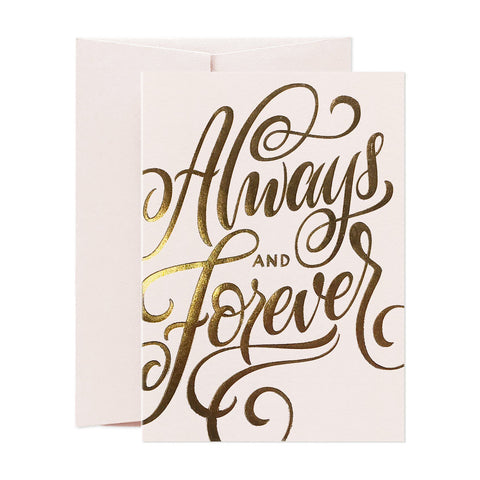 Card Nest Always and Forever Greeting Card - ash-dove
