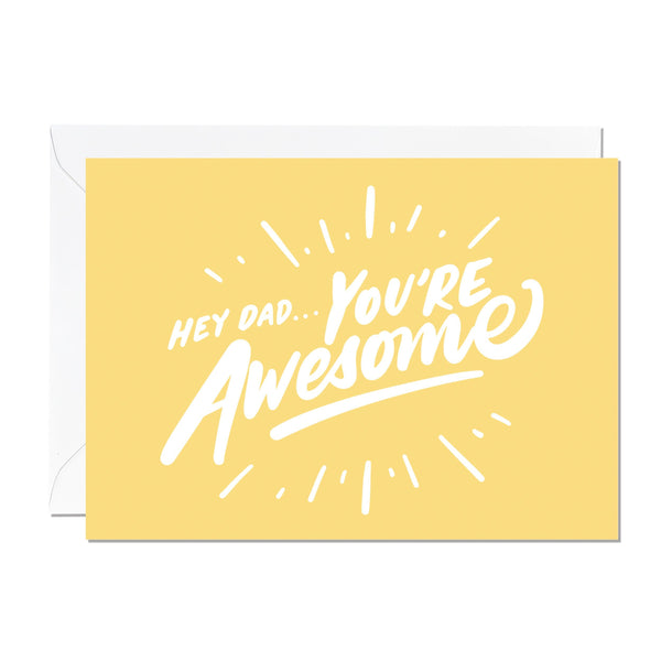 Awesome Dad Fathers Day Card