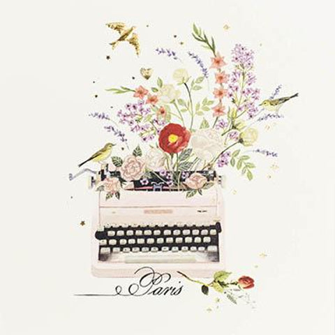 Typewriter Card Greeting Cards Paperlink 