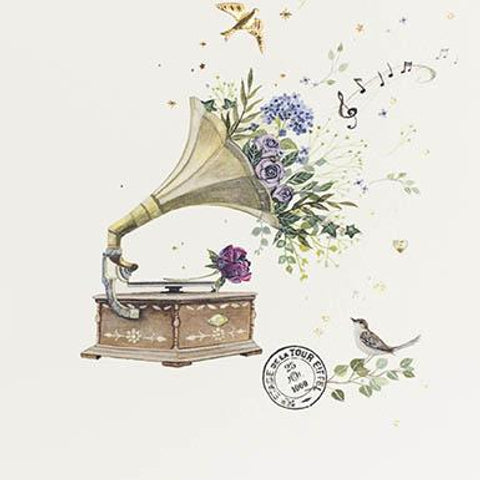 Gramophone Card Greeting Cards Paperlink 