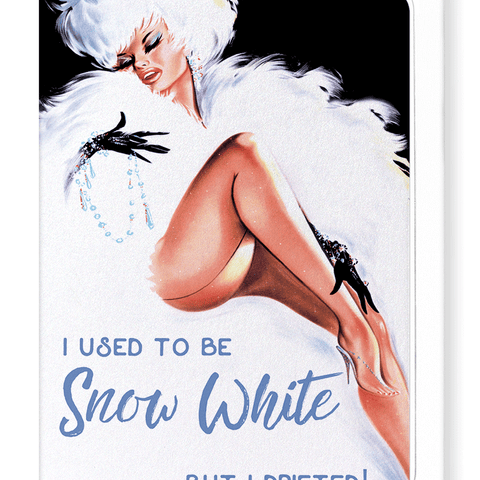 I used to be snow white Card by Ezen Design Christmas Shop,Greeting Cards Ezen Design 