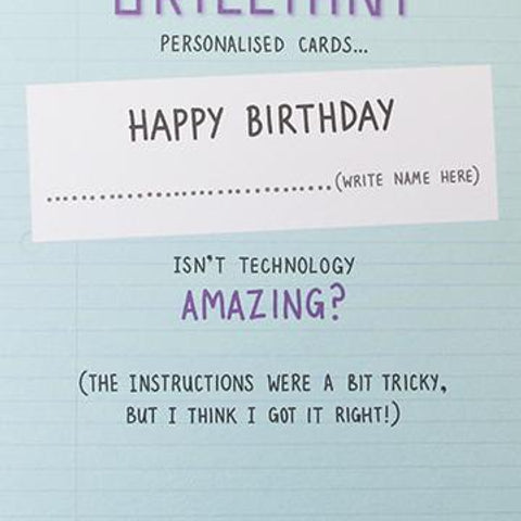 Personalised Birthday Card Greeting Cards Paperlink 