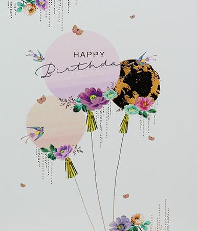 Happy Birthday Balloon Card by Paperlink Greeting Cards Paperlink 