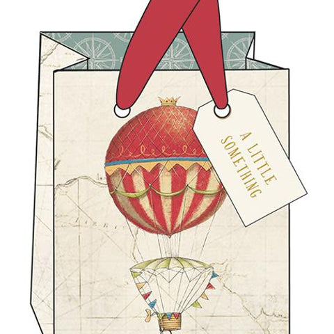 Small Vintage Travel Gift Bag by The Artfile Stationery The Artfile 