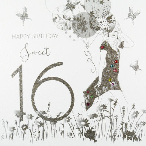 Sweet 16 Birthday Card by Five Dollar Shake Greeting Cards Five Dollar Shake 