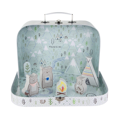 bear camp playset open inner case