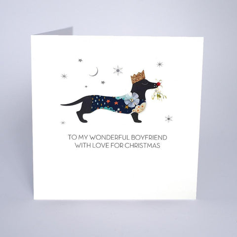 Wonderful Boyfriend christmas card by five dollar shake Greeting Cards Five Dollar Shake 