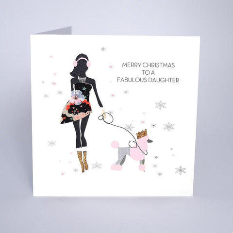 Fabulous Daughter christmas card by five dollar shake Greeting Cards Five Dollar Shake 
