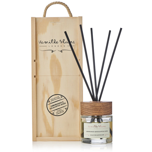 Lemon Grass & Eucalyptus Reed Diffuser by Vanilla Blanc Shopping Vanilla Blanc 