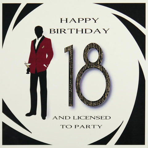 18th Birthday Card by Five Dollar Shake Greeting Cards Five Dollar Shake 