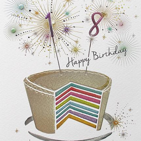 18th Happy Birthday Card Greeting Cards Paperlink 