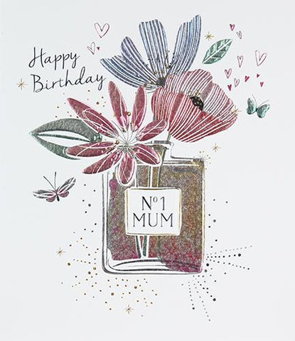 No 1 Mum Birthday Card by Paperlink Greeting Cards Paperlink 