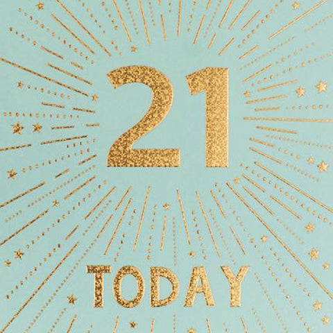 21st Birthday Card Greeting Cards Paperlink 