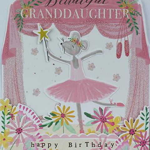 Beautiful Granddaughter Birthday Card Greeting Cards Paperlink 