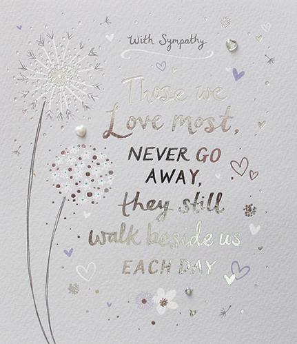 Those We Love Sympathy Greeting Card by Paperlink Greeting Cards Paperlink 