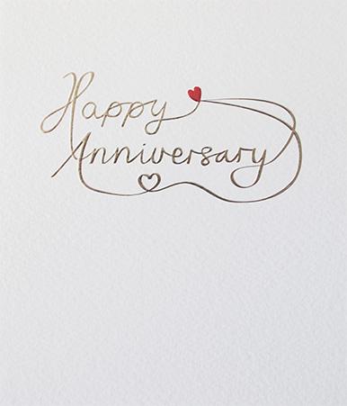 Happy Anniversary Elegant Card by Paperlink Greeting Cards Paperlink 