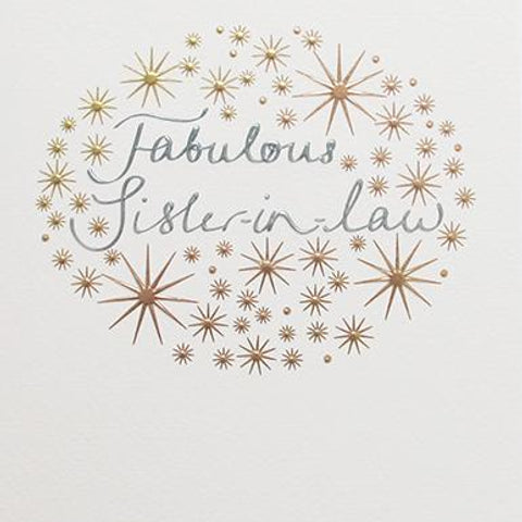 Sister-in-law Birthday Card Greeting Cards Paperlink 