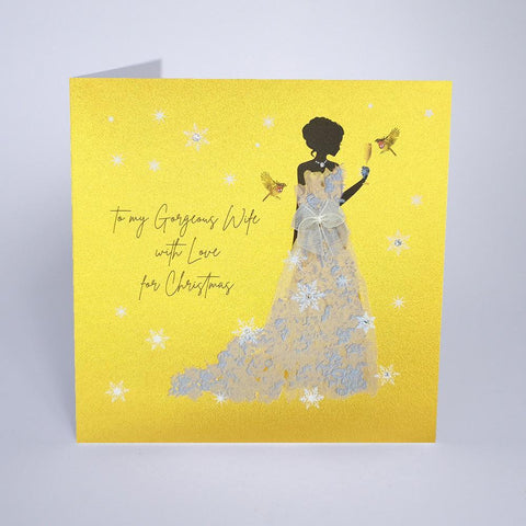Gorgeous Wife With Love christmas card by five dollar shake Greeting Cards Five Dollar Shake 