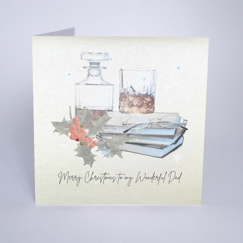 Wonderful Dad christmas card by five dollar shake Greeting Cards Five Dollar Shake 