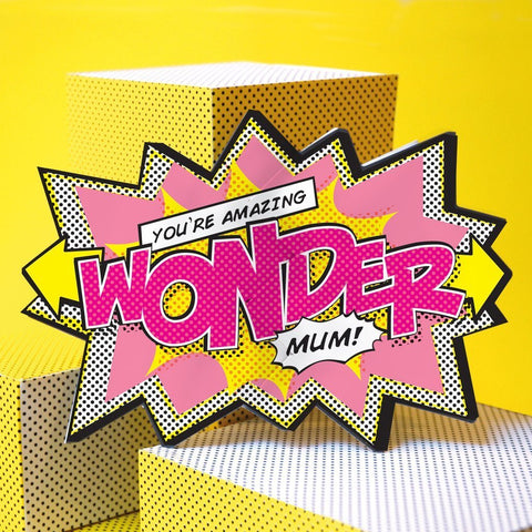 My Design Collection Wonder Mum  Cracker Card - ash-dove