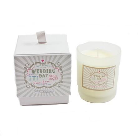 Green Tea & Jasmine Scented Wedding Candle by Heaven Sends - ash-dove
