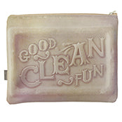 Front View Apothecary Soap Wash Bag 