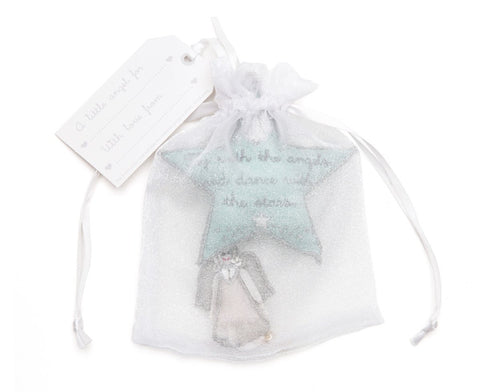 White organza gift bag