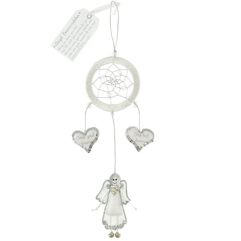 White Angel Dream Catcher by Believe You Can - ash-dove