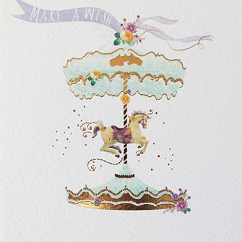 Make A Wish Birthday Greeting Card by Paperlink - ash-dove