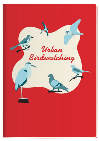 The Unemployed Philosopher's Guild Urban Bird Watching  Notebook - ash-dove