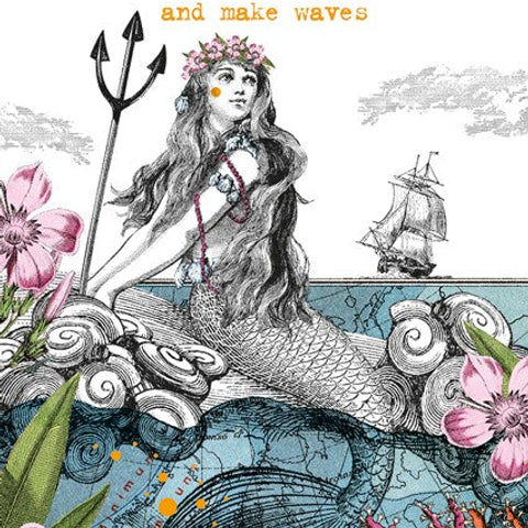 Mer-Mazing Day Blank Card by the artfile Greeting Cards The Artfile 