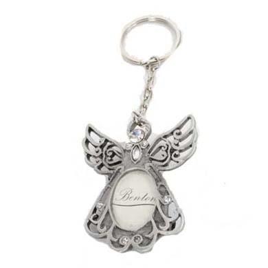 Heaven Sends Pewter Angel Key Ring in a Gift Box - ash-dove