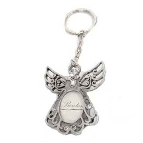 Heaven Sends Pewter Angel Key Ring in a Gift Box - ash-dove