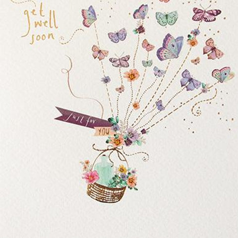 PaperLink Greeting Card Get Well Soon - ash-dove