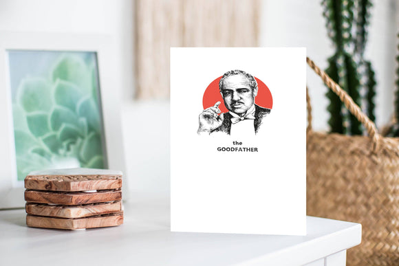 GodFather Fathers Day Card Greeting Cards The Artfile 
