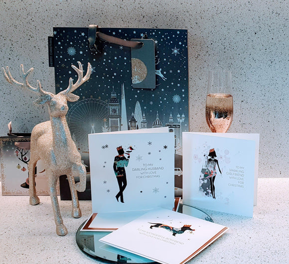 Darling Husband christmas card by five dollar shake Greeting Cards Five Dollar Shake 