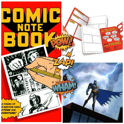 Comic Artists Notebook A5, Drawing Aid for Comic Book Lovers, Comi Con Lovers Gift Idea, Magazine layout For Young Artists, DIY Artist someone_else 