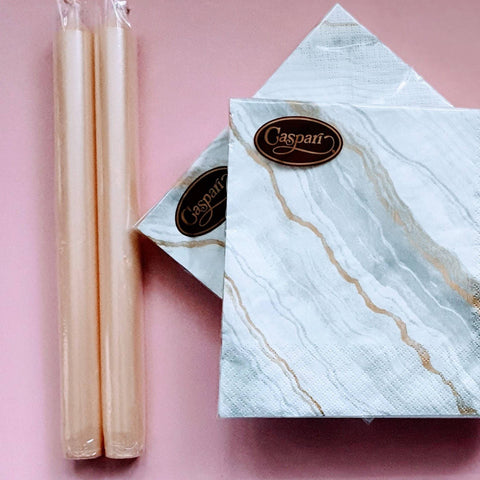 Grey Gold Metallic Marble Paper Napkins, Caspari Elegant Table Napkins For A Wedding Party, 20 x Paper Napkin Party Supply For A Celebration someone_else 