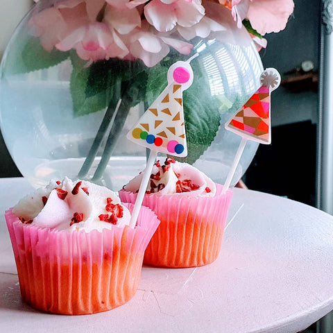 6 Party Hats Cake Candles, Clown Birthday Party Candles For Cup Cakes, Circus Theme Celebration Cake Candles, Birthday Cake Candles For Him someone_else 