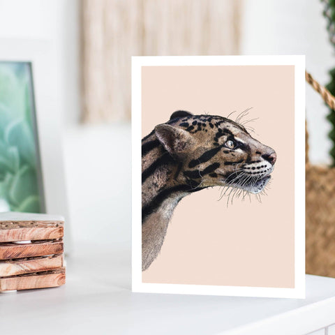 Leopard Blank Greeting Card Greeting Cards The Artfile 