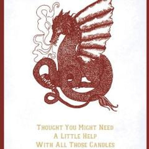 The Artfile Dragon greeting card - ash-dove