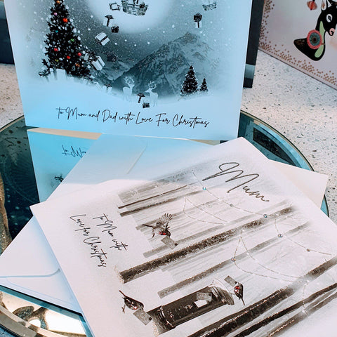 Mum And Dad christmas card by five dollar shake Greeting Cards Five Dollar Shake 