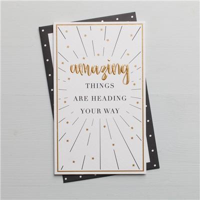 The Artfile Amazing Things Are Heading Your Way Greeting Card - ash-dove